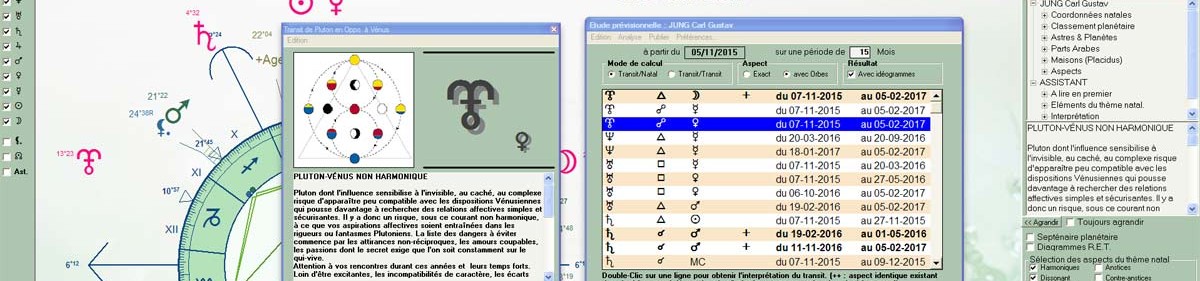 Logiciel d'astrologie Azimut35 Pro 3